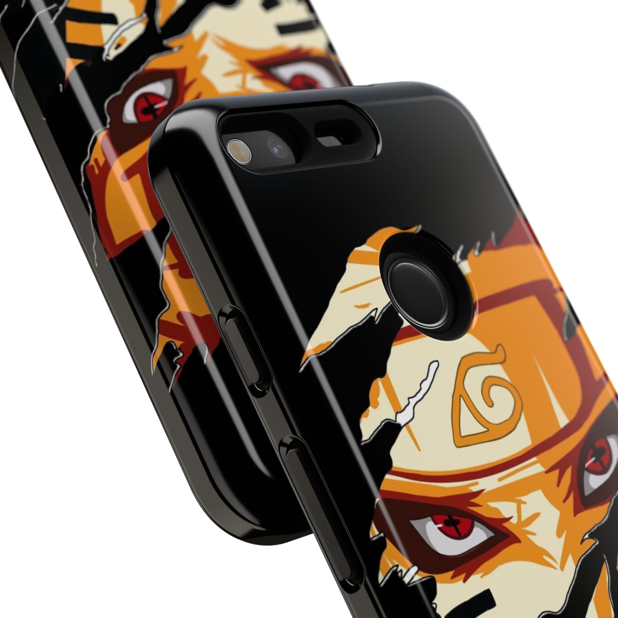 Anime Ninja Phone Case — Intense Shredded Mask Design (Tough Cases)