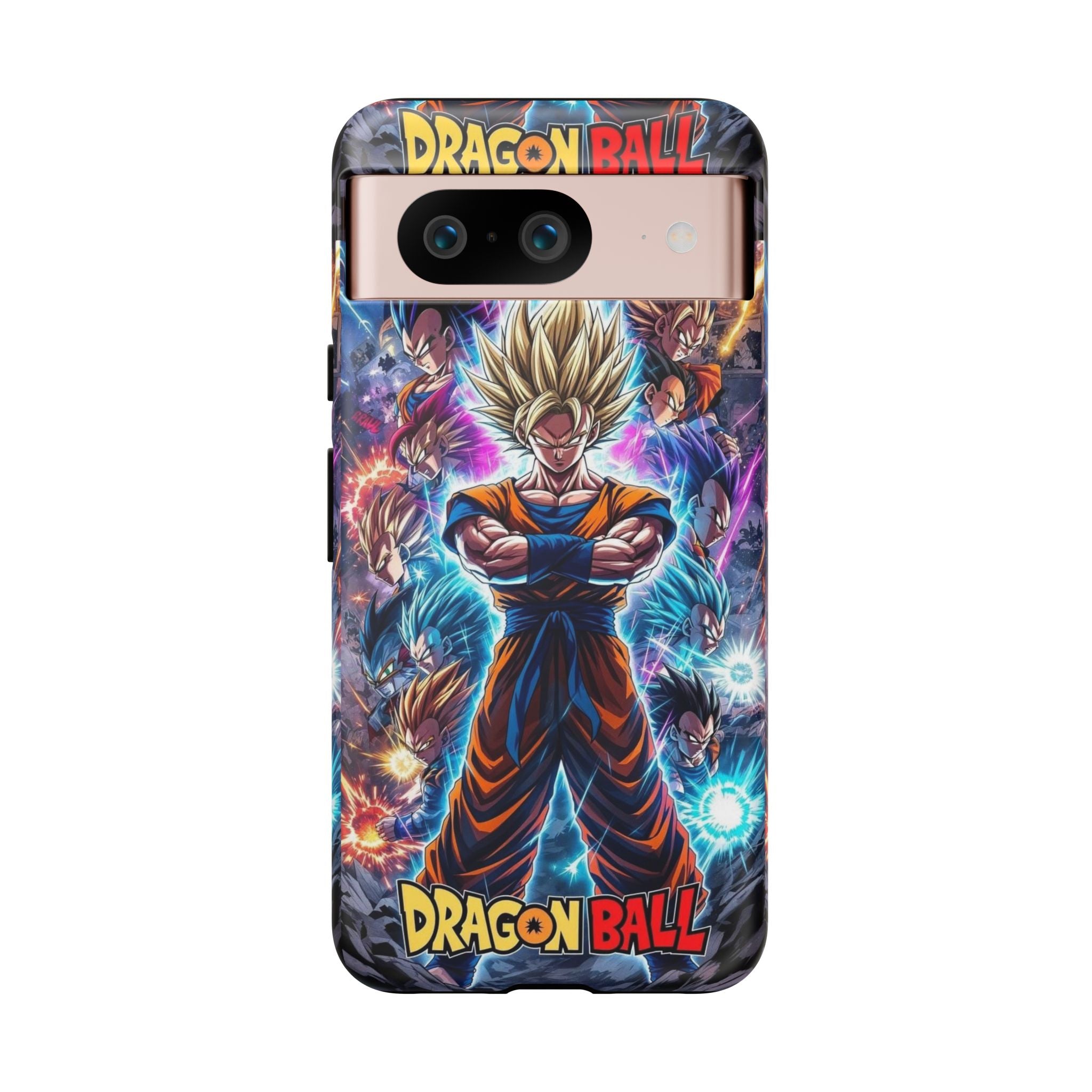 Dragon Ball Super Saiyan Phone Case — Goku Anime Tough Case