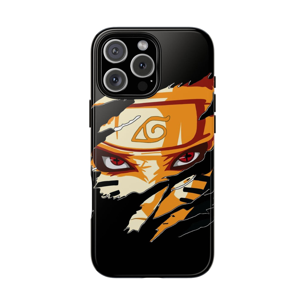 Anime Ninja Phone Case — Intense Shredded Mask Design (Tough Cases)