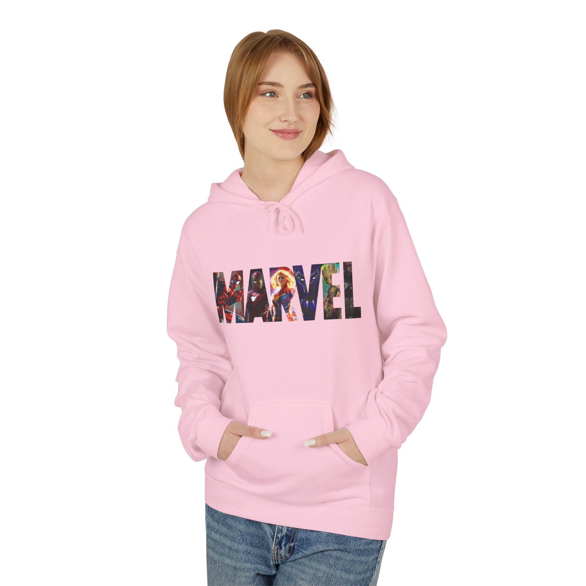 Marvel Logo Hoodie — Graphic Superhero Pullover