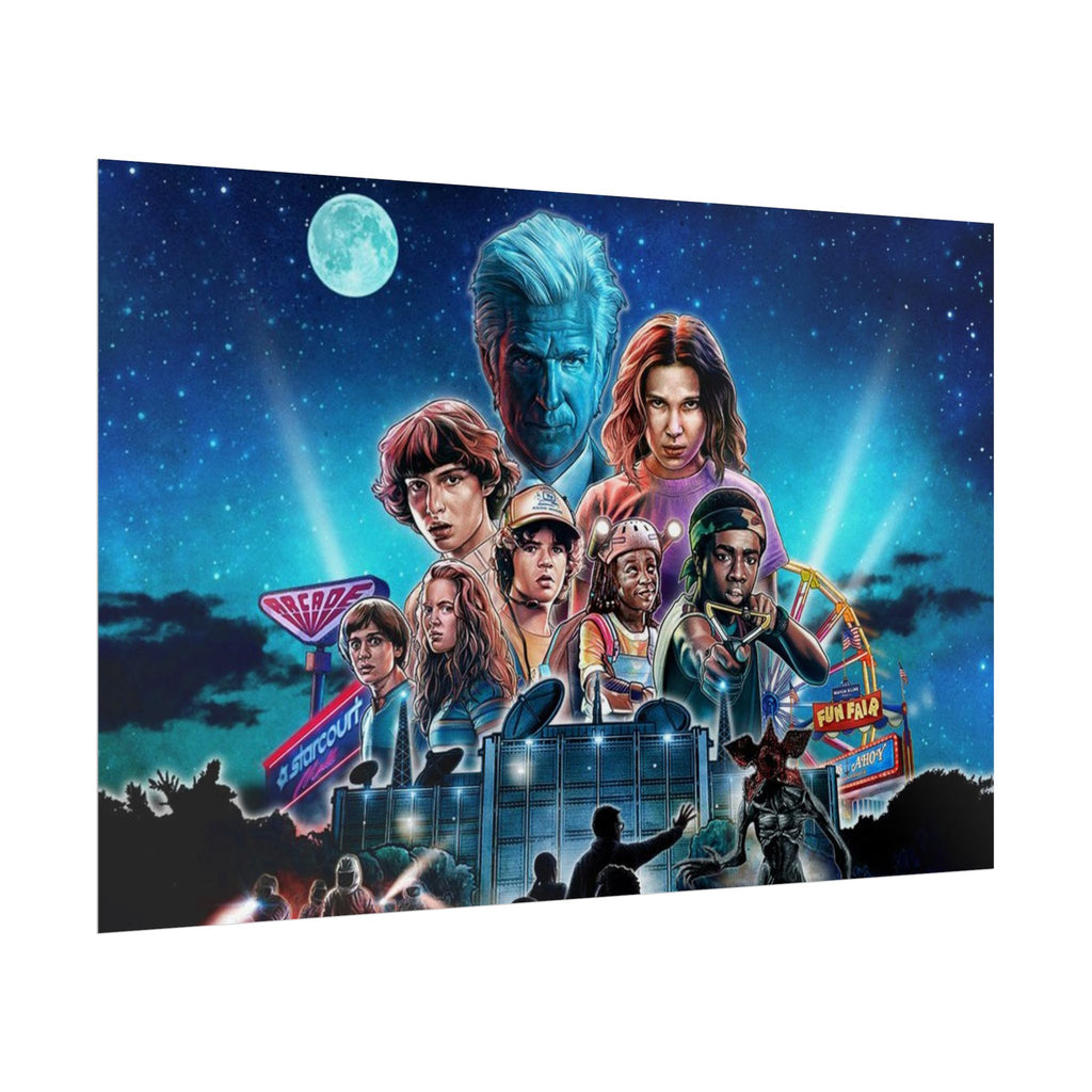 Stranger Things Cast Poster - Stranger Kids
