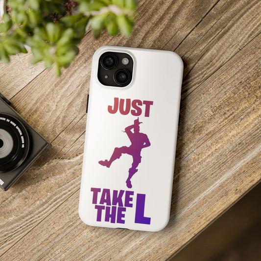 Handyhülle Just Take The L — Fortnite Tanz Silhouette Robuste Schutzhülle