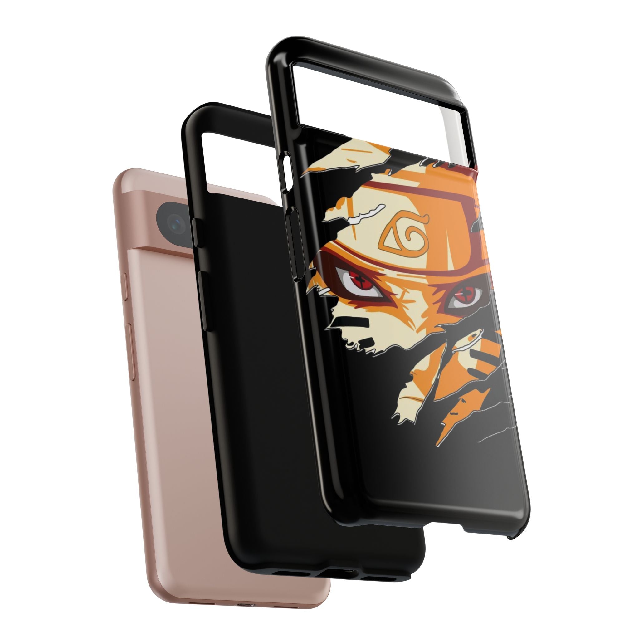 Anime Ninja Phone Case — Intense Shredded Mask Design (Tough Cases)