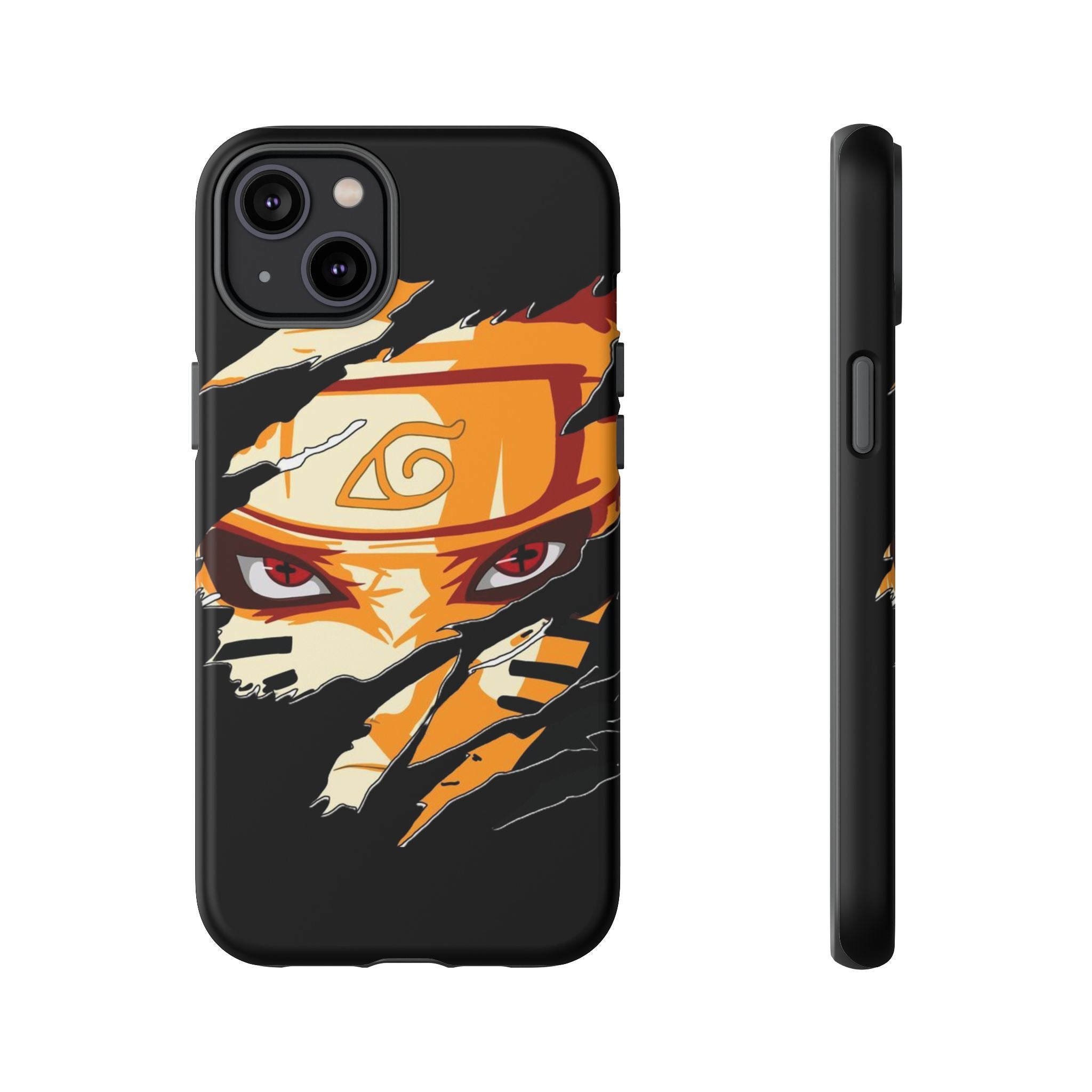 Anime Ninja Phone Case — Intense Shredded Mask Design (Tough Cases)