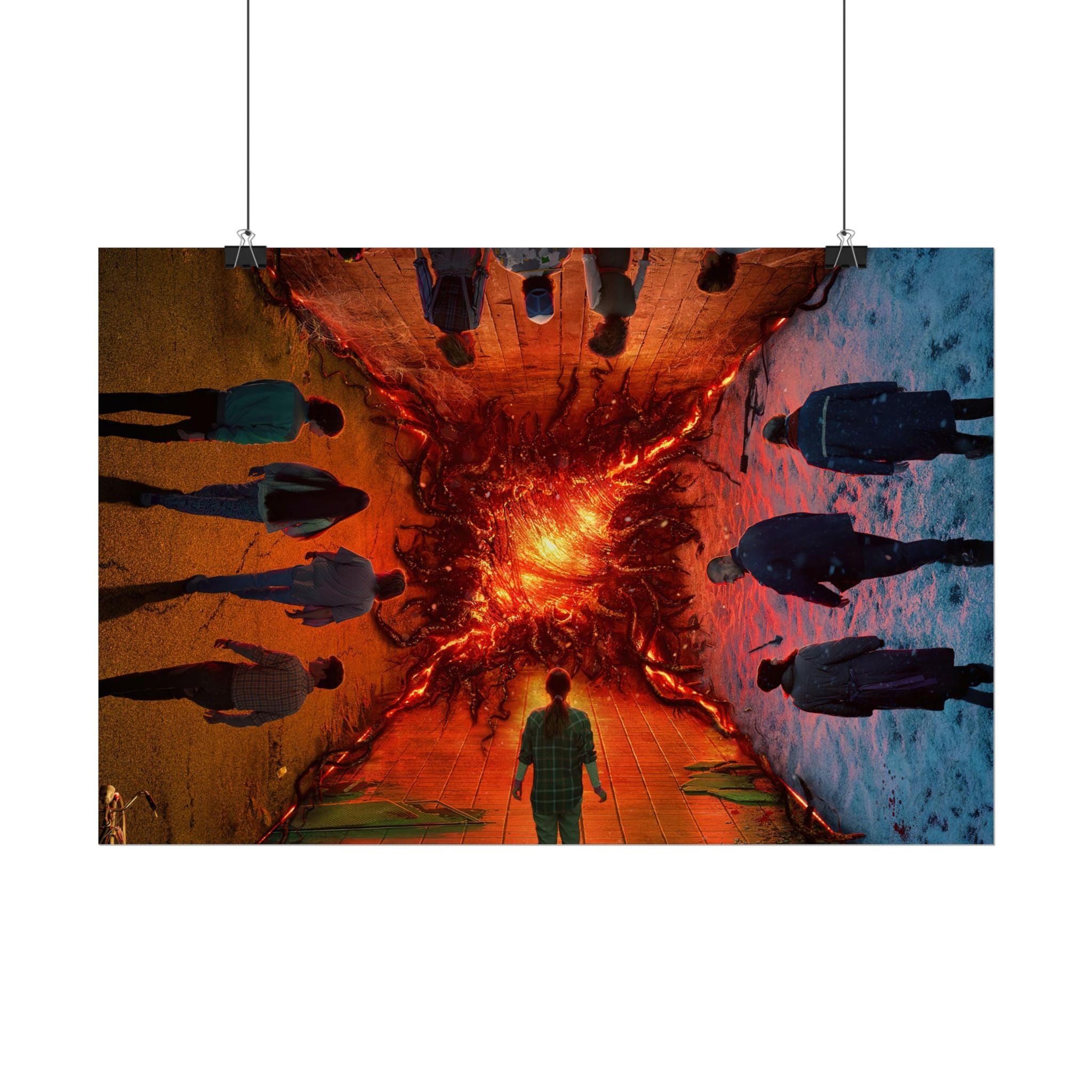 Stranger Things Upside-Down Portal Art Print