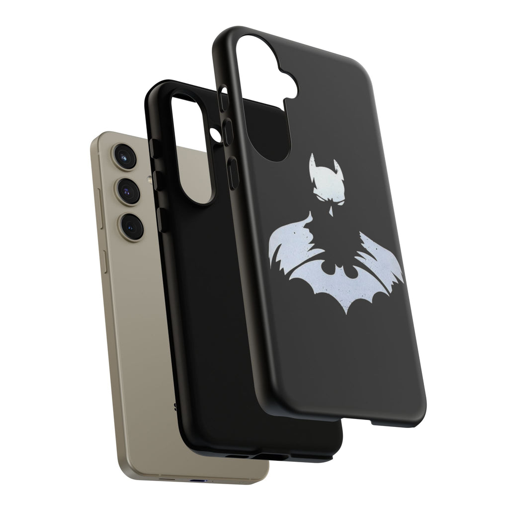 Batman Silhouette Tough Phone Case — Dark Knight Black Protective Cover