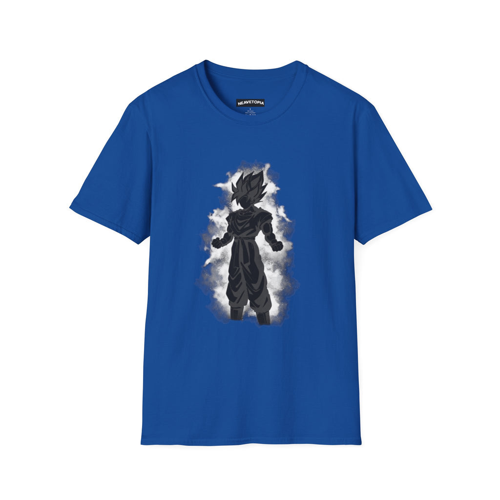Silhouette Saiyan Power T-Shirt | Anime Aura Dragon Ball Goku