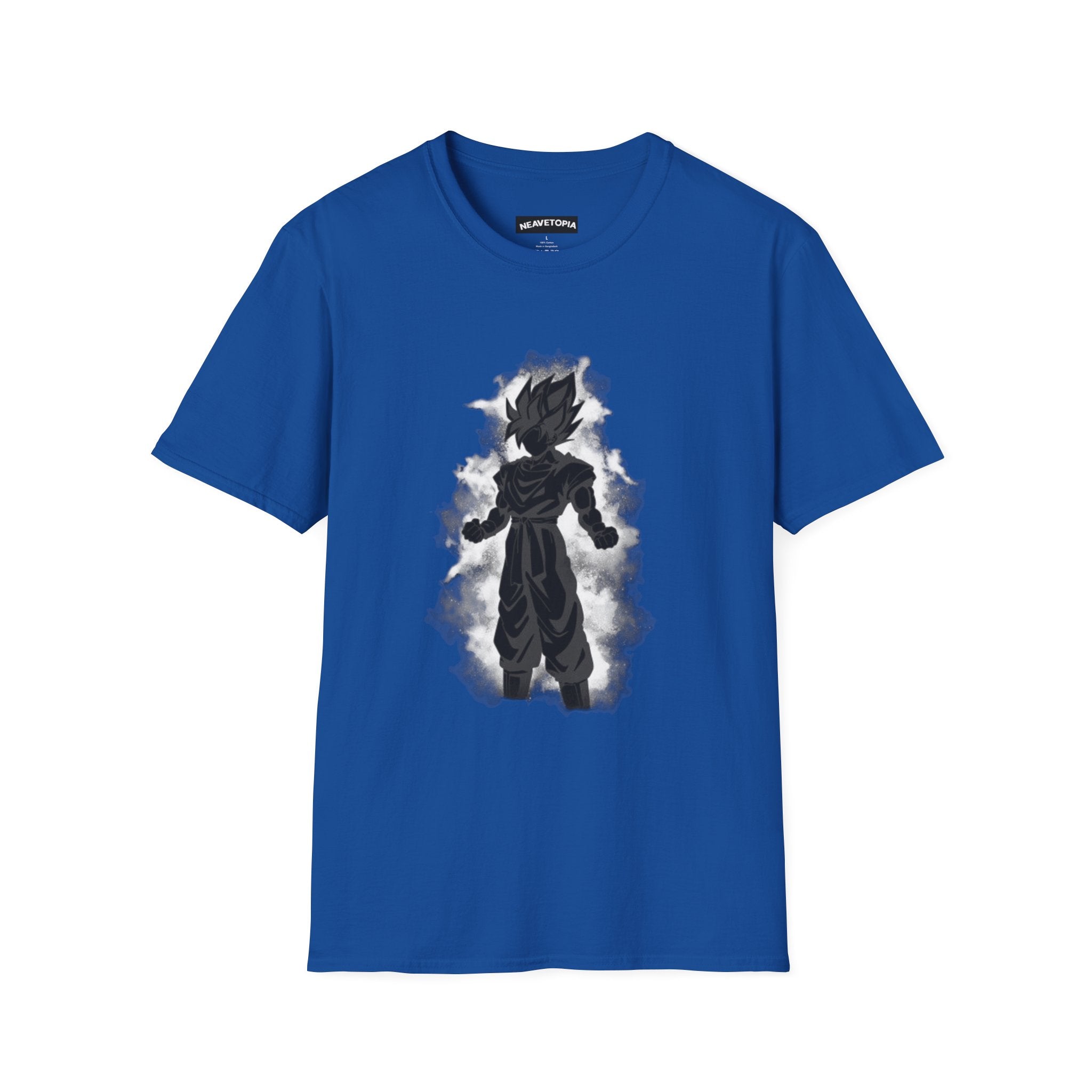 Silhouette Saiyan Power T-Shirt | Anime Aura Dragon Ball Goku