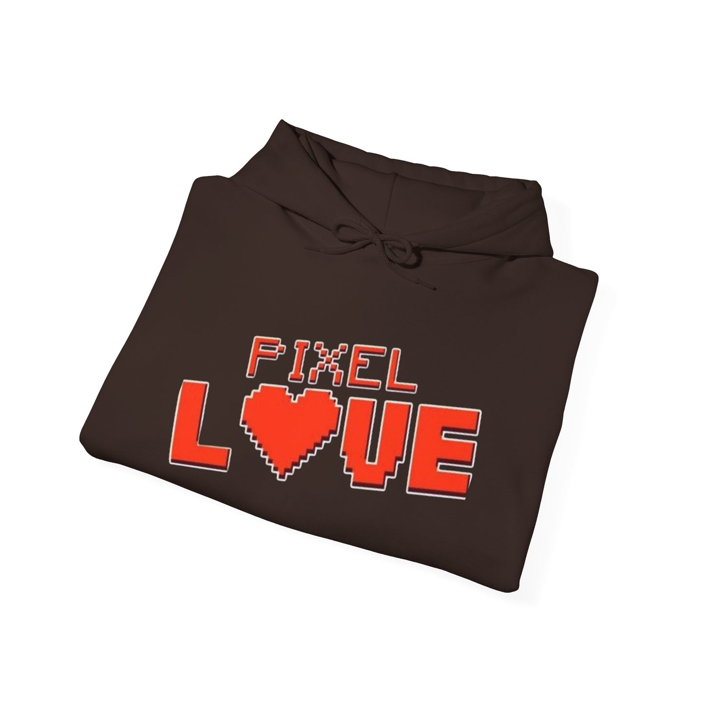 Pixel Love Hoodie – Retro 8-Bit Herz Gamer Valentinstags-Sweatshirt