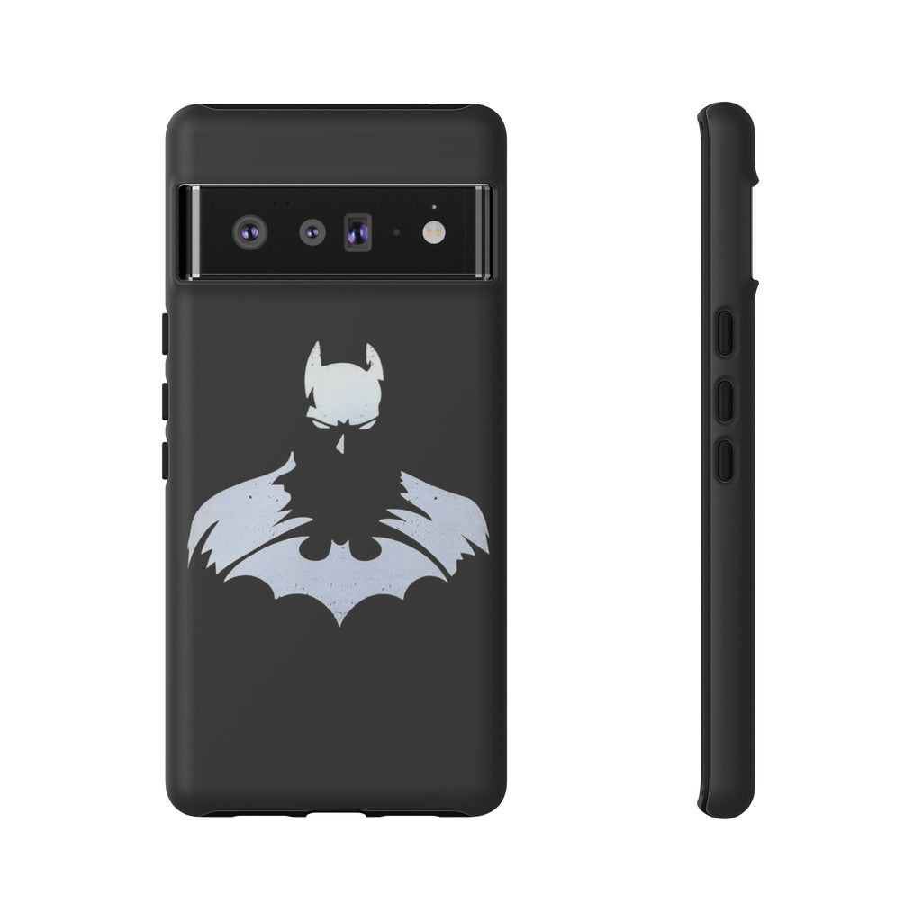 Batman Silhouette Tough Phone Case — Dark Knight Black Protective Cover