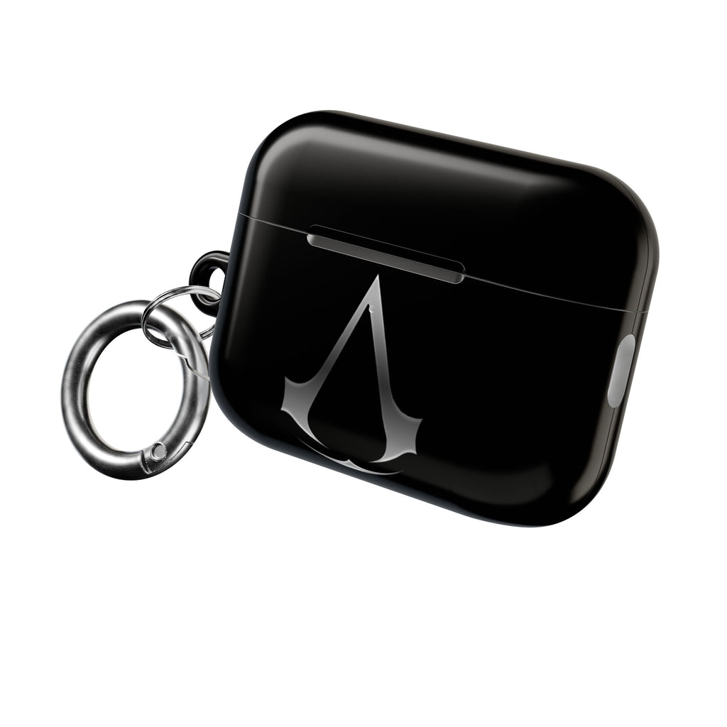 Assassin’s Creed Black AirPod Case – Logo Protective Charging Case