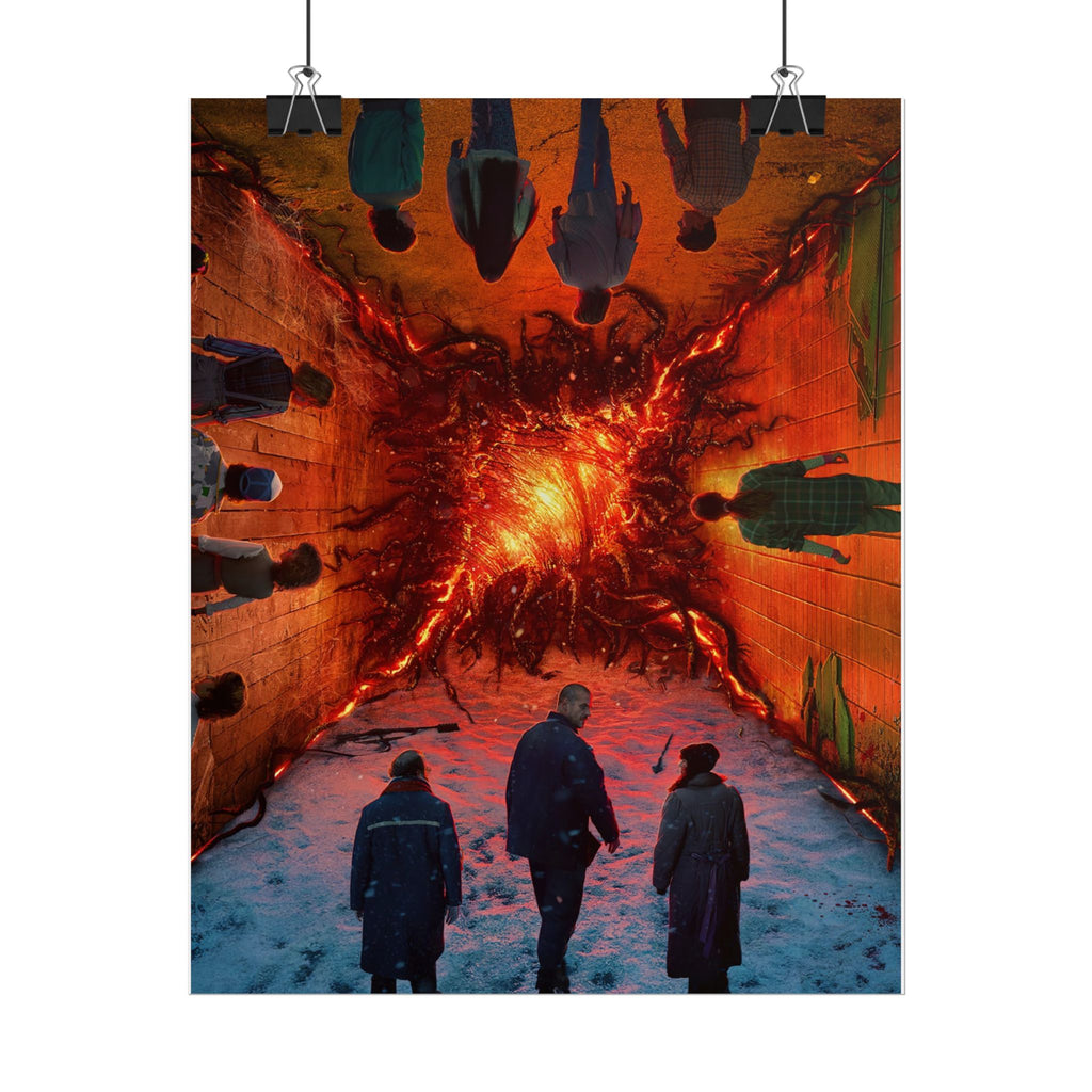 Stranger Things Upside-Down Portal Art Print