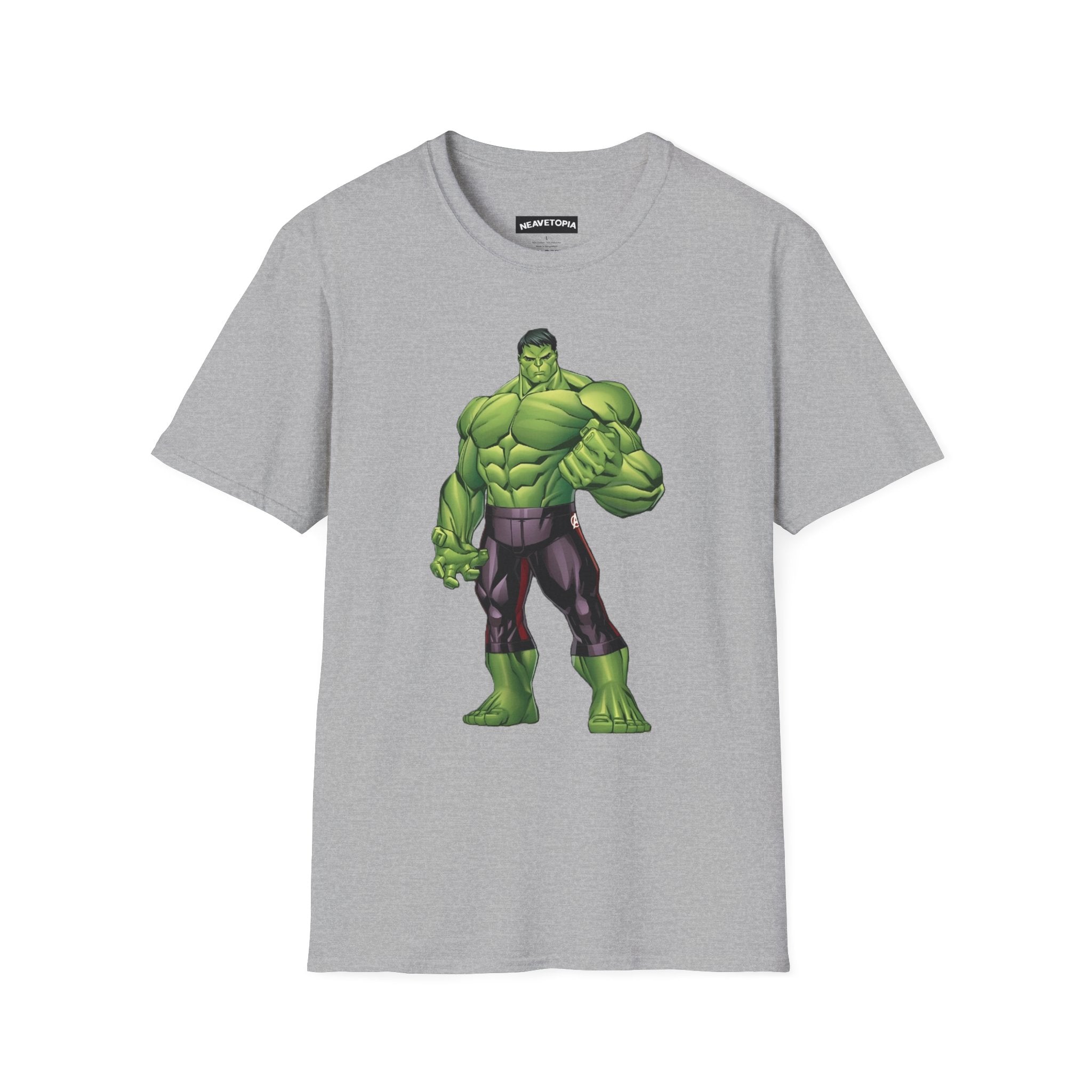 Hulk Avengers Logo T-Shirt — Marvel Hero Collage Graphic Tee