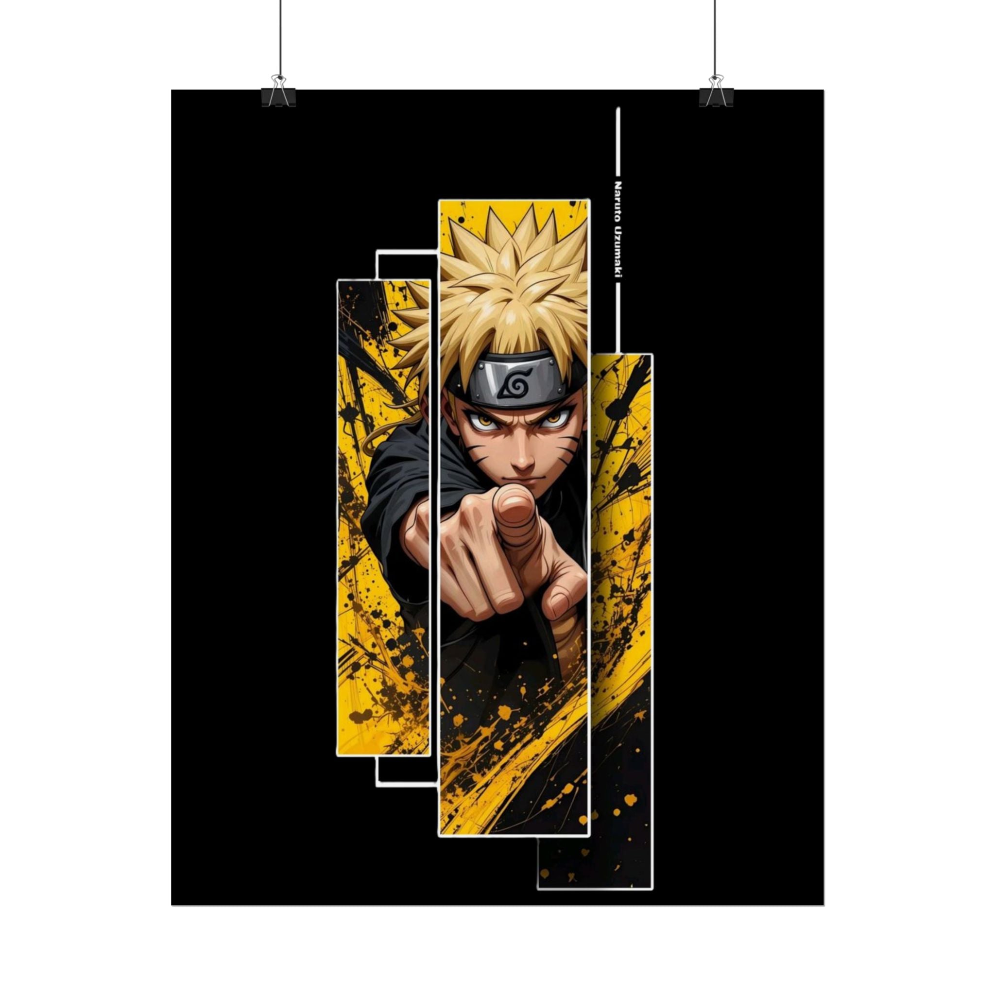 Naruto  Art Poster – Dynamic Anime Wall Print (Rolled Poster)