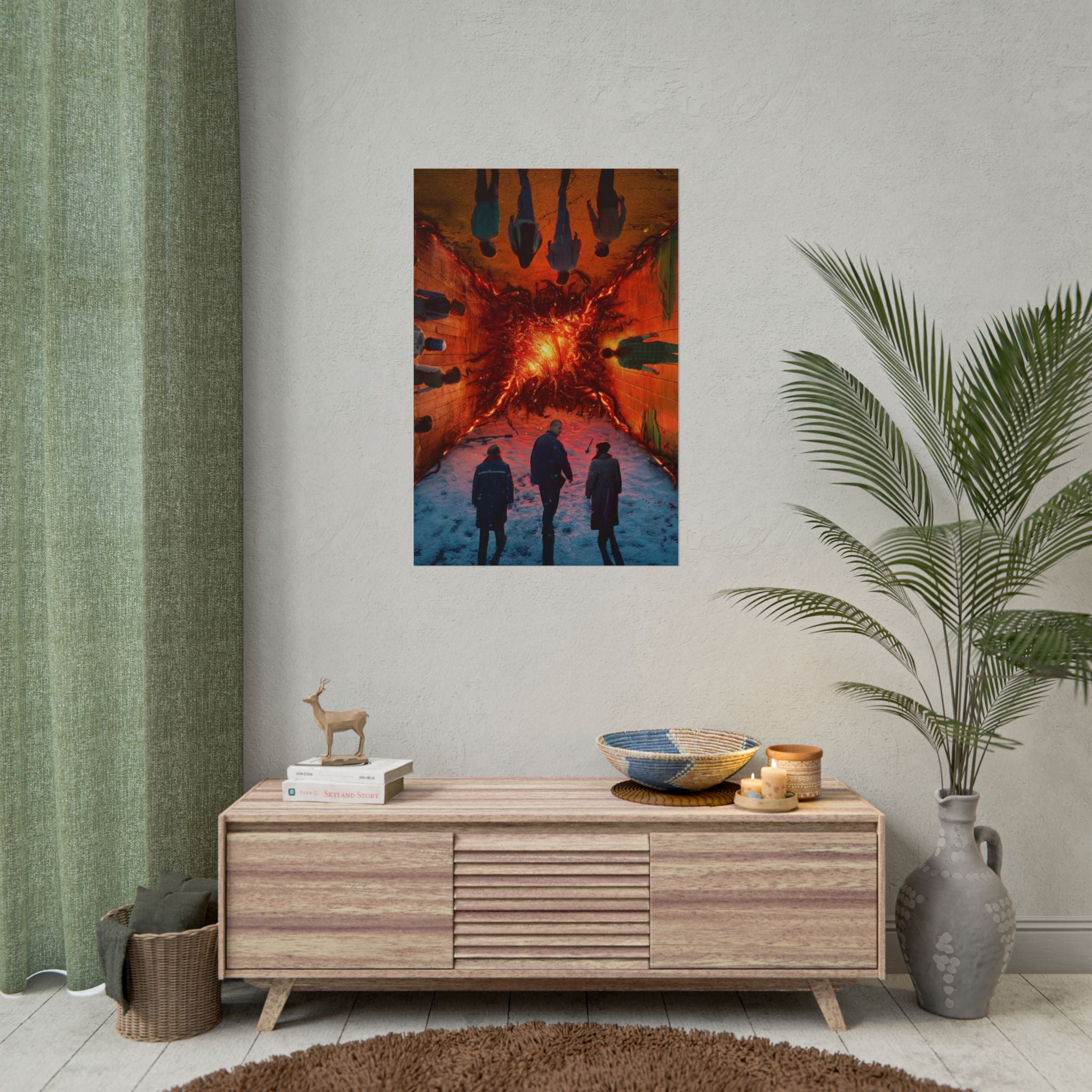 Stranger Things Upside-Down Portal Art Print