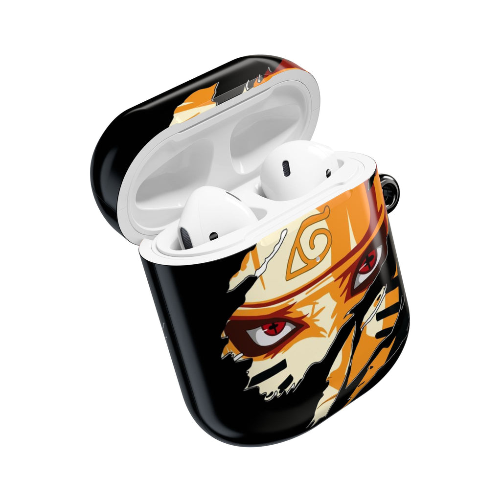 Naruto Nine-Tails Eye AirPod Case – Anime Protective Charging Case