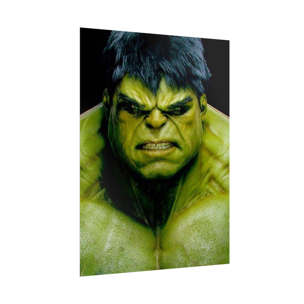 Hulk Lightning Poster — Marvel Vibrant Superhero Wall Art (Rolled Poster)