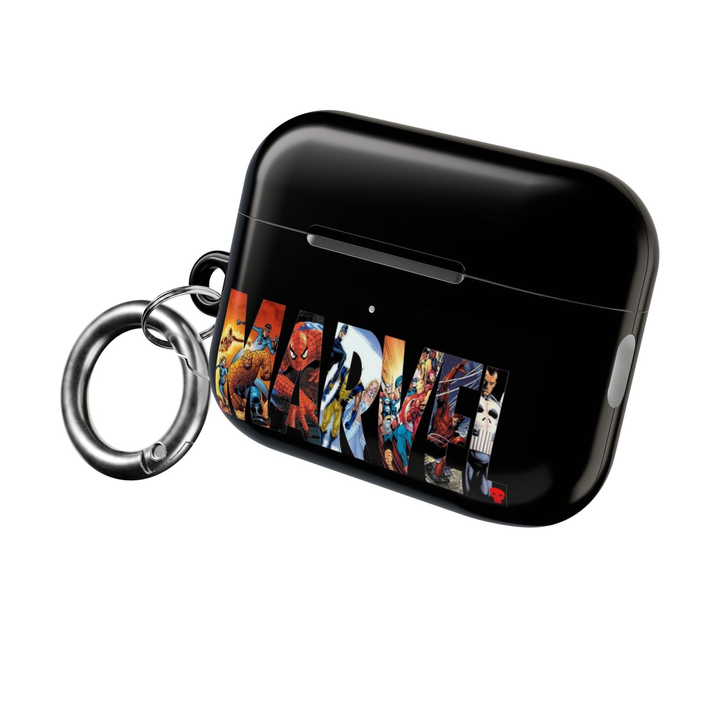 AirPod Hülle – Marvel Comic Logo Schutzhülle