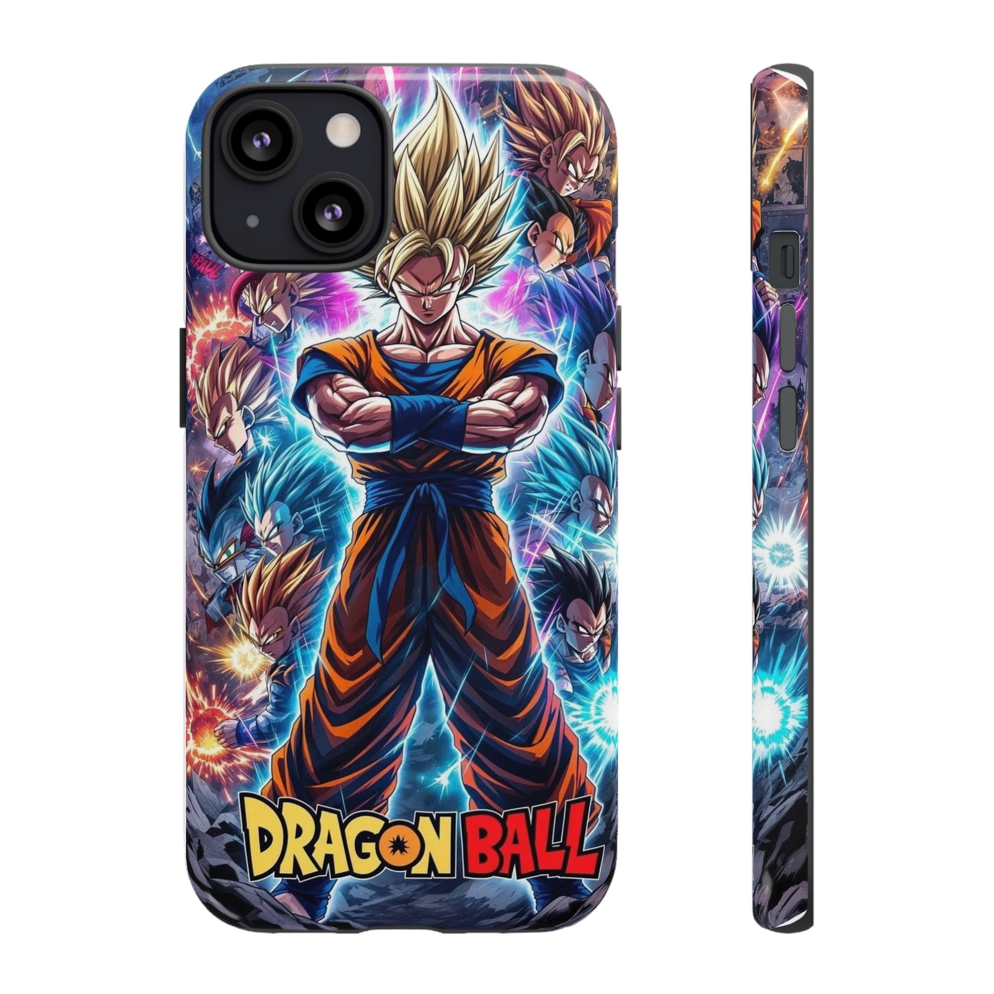 Dragon Ball Super Saiyan Phone Case — Goku Anime Tough Case