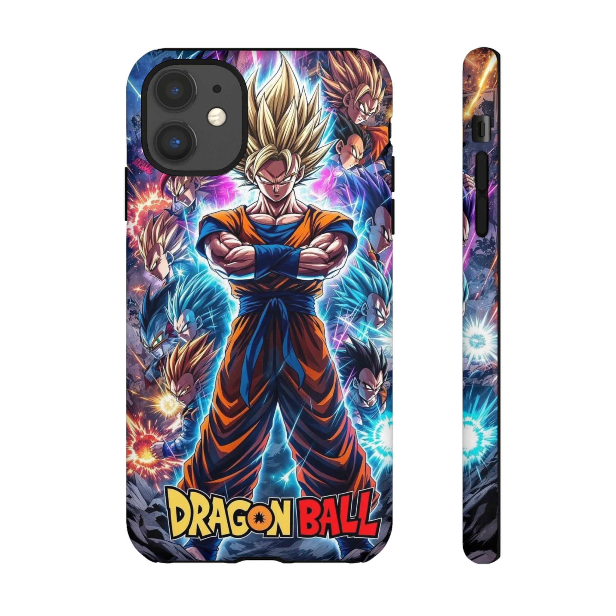 Dragon Ball Super Saiyan Phone Case — Goku Anime Tough Case