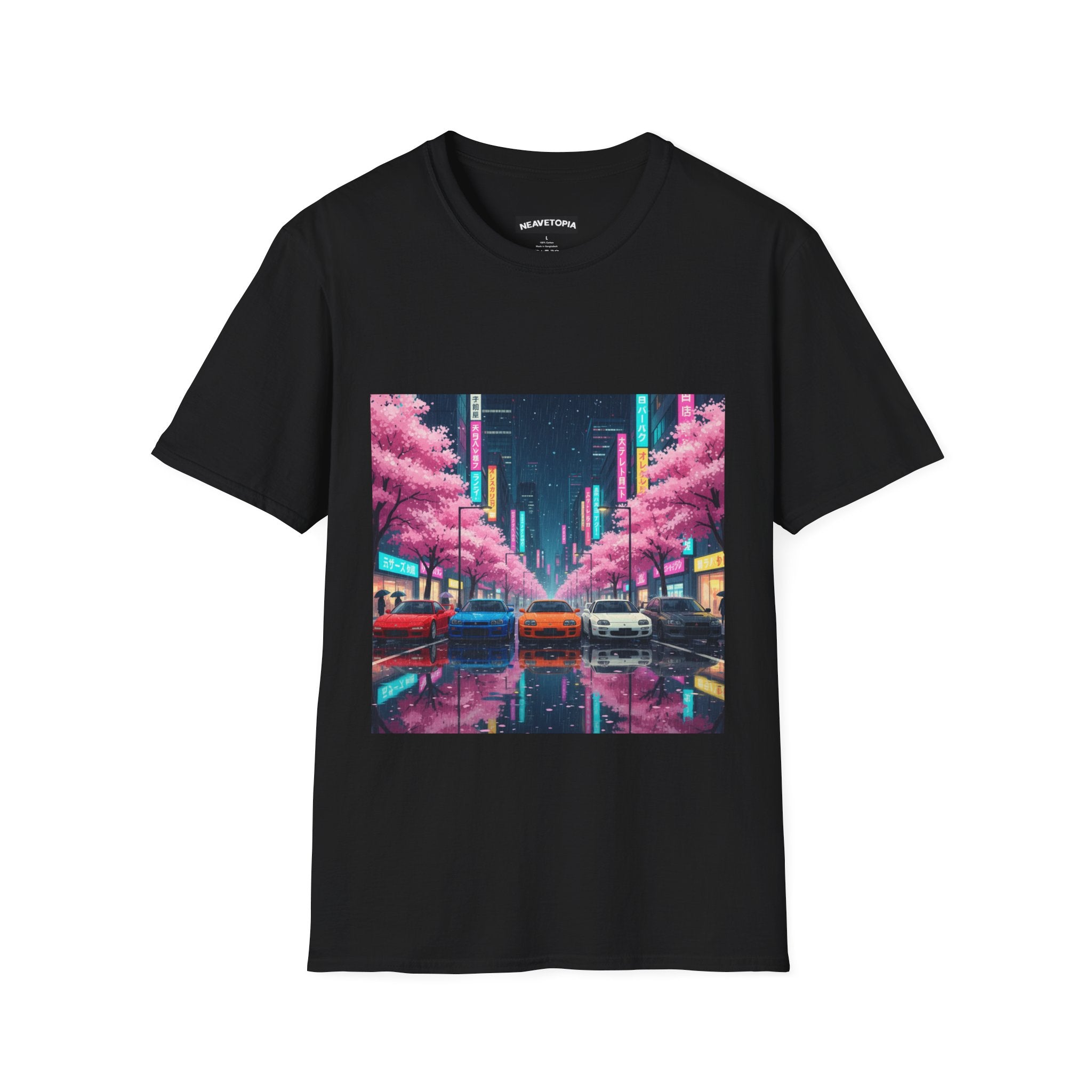 Anime Style Retro Dreamy JDM cars Street Unisex Softstyle T-Shirt