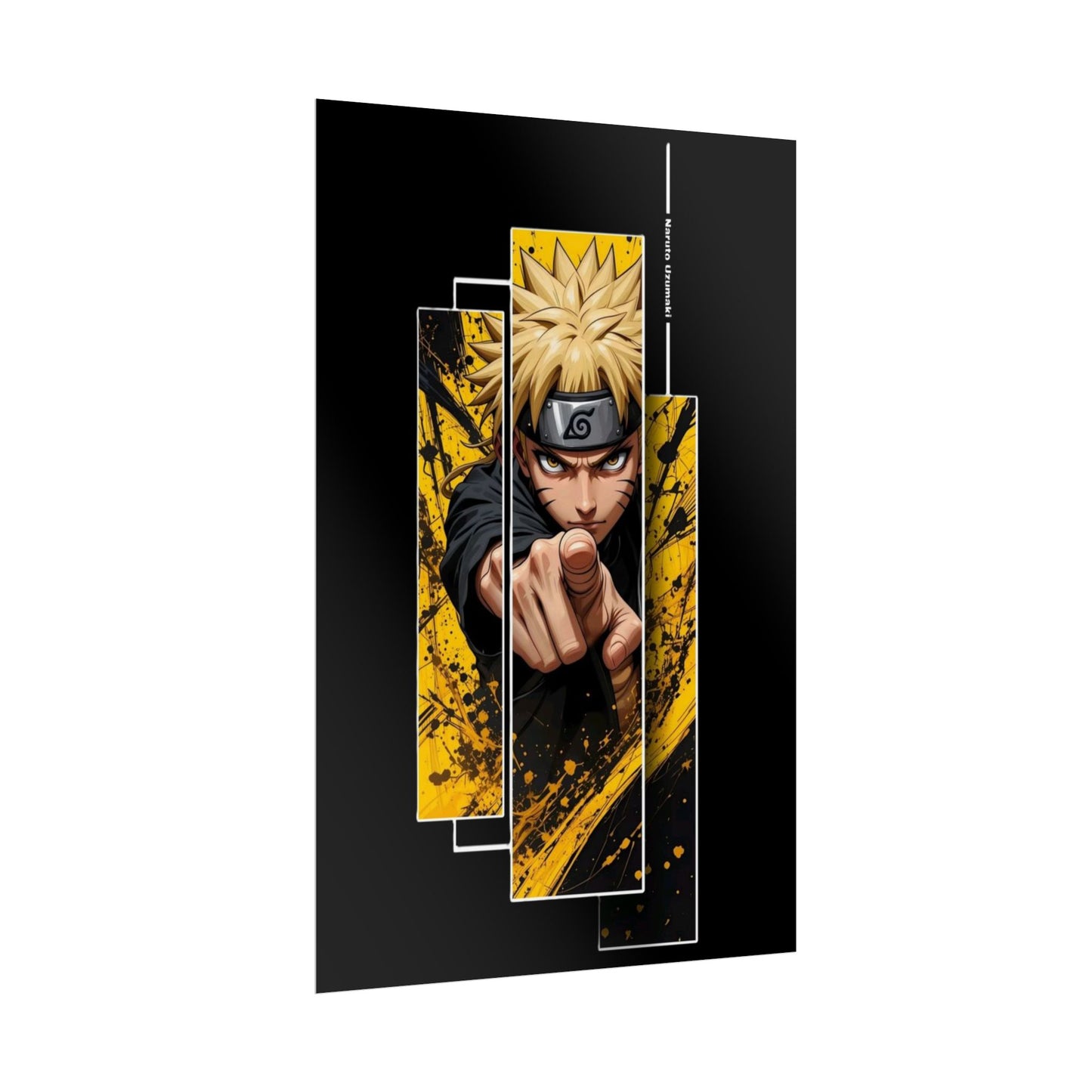 Naruto Art-Poster – Dynamischer Anime-Wanddruck (Gerollter Poster)