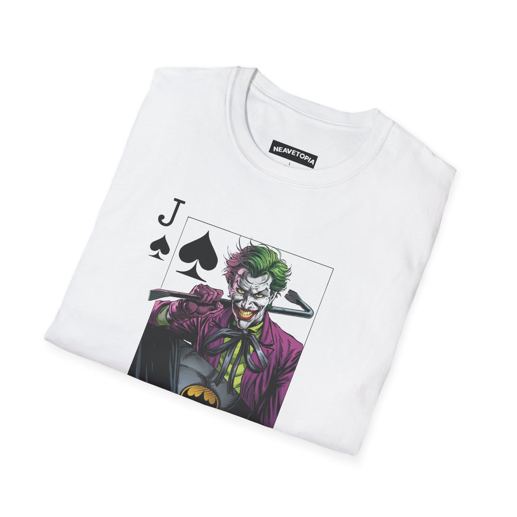 Joker Playing Card T-Shirt — Batman Villain Deck Graphic Tee