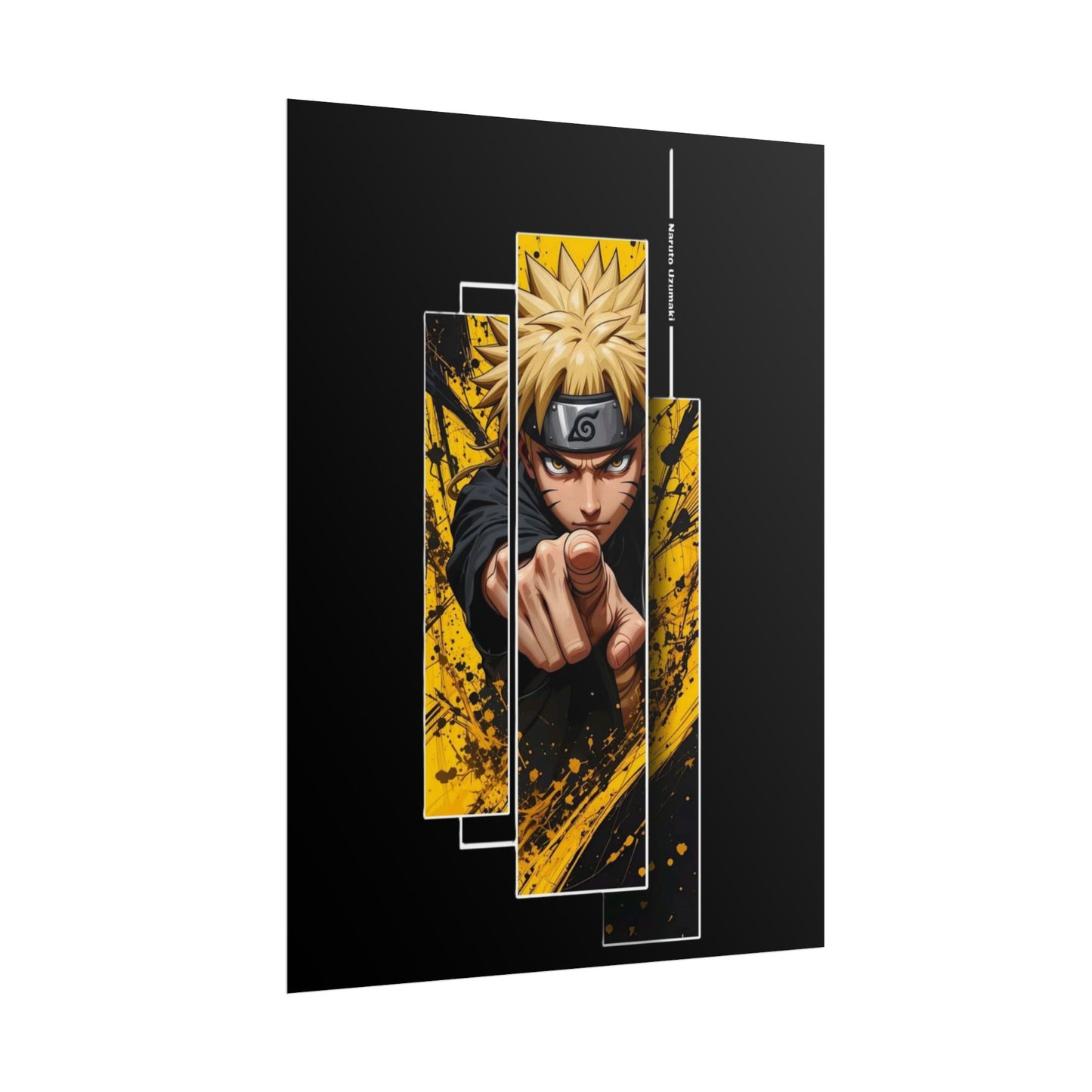 Naruto Art-Poster – Dynamischer Anime-Wanddruck (Gerollter Poster)