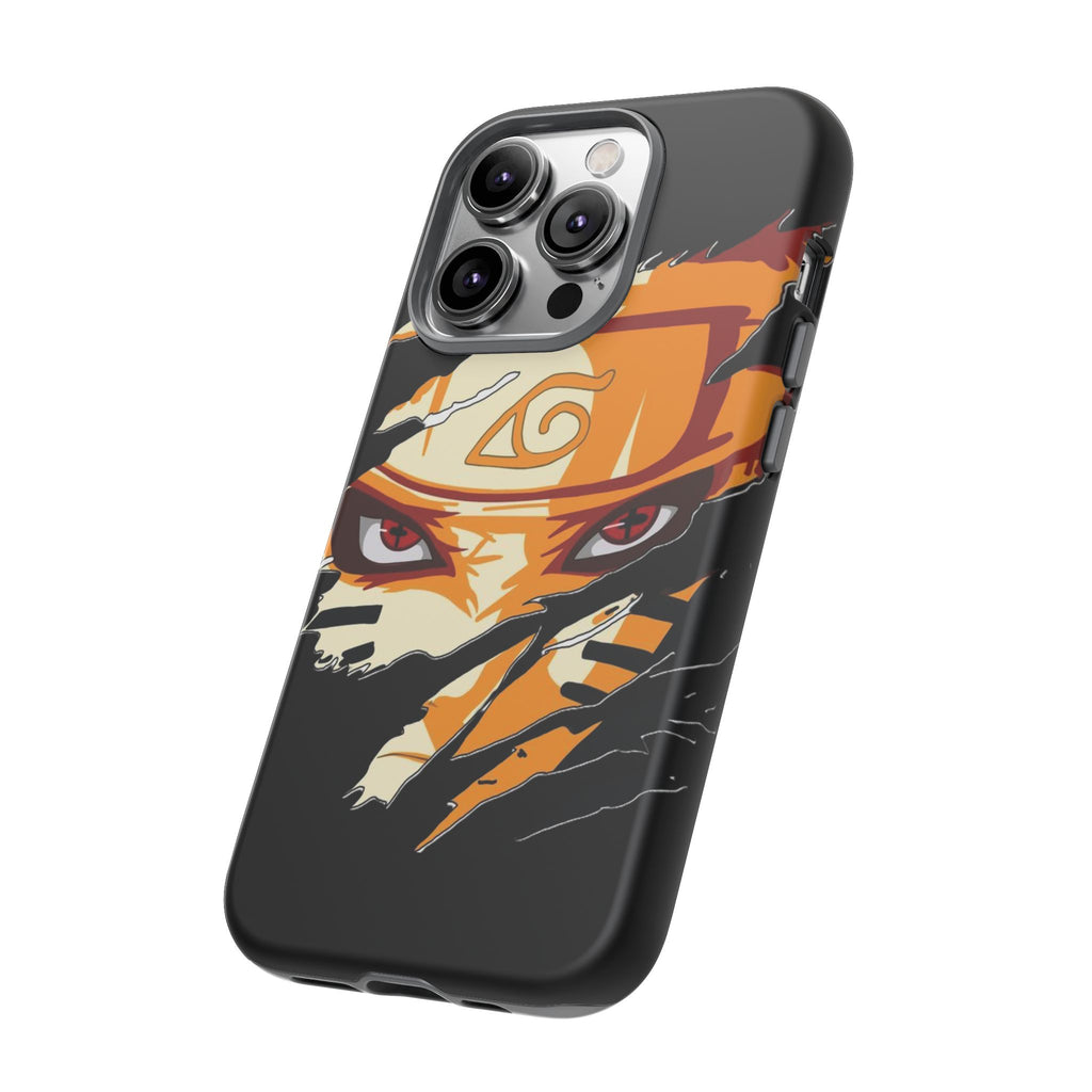 Anime Ninja Phone Case — Intense Shredded Mask Design (Tough Cases)