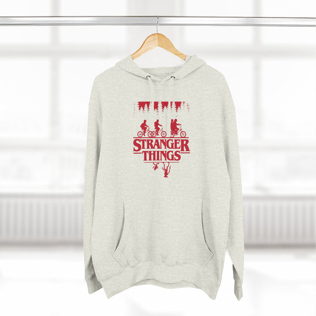Copy of Stranger Things Fleece Hoodie – Retro Outline Logo Pullover