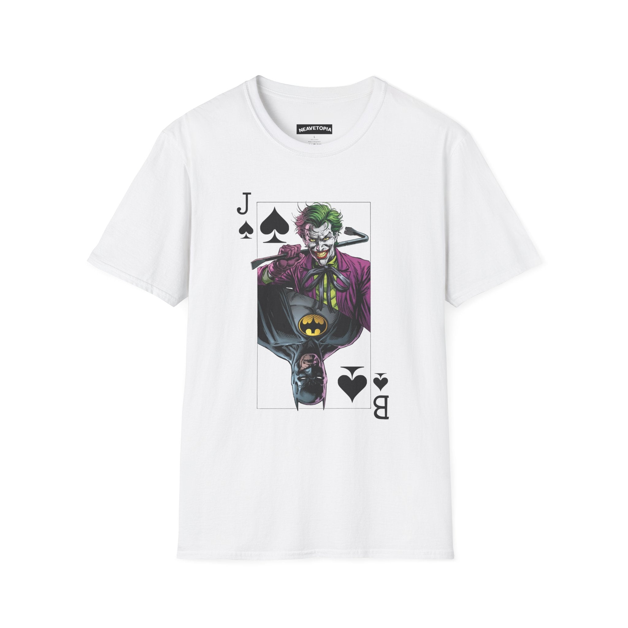 Joker Playing Card T-Shirt — Batman Villain Deck Graphic Tee