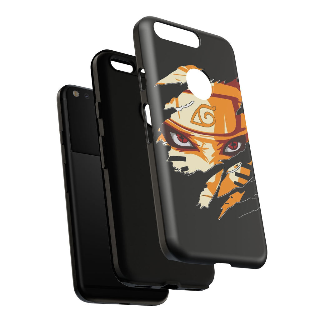 Anime Ninja Phone Case — Intense Shredded Mask Design (Tough Cases)