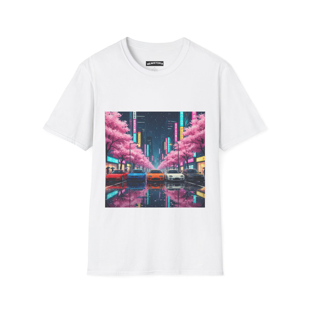 Anime Style Retro Dreamy JDM cars Street Unisex Softstyle T-Shirt