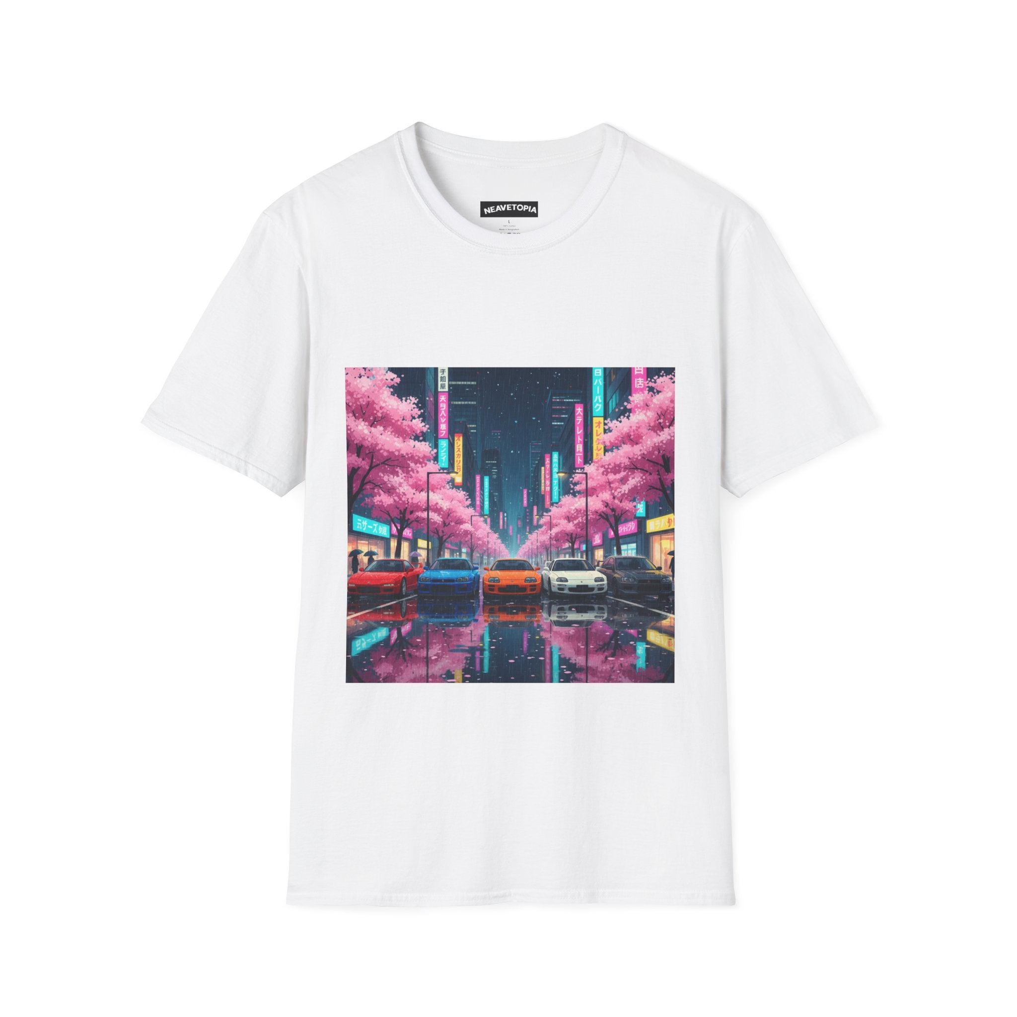 Anime Style Retro Dreamy JDM cars Street Unisex Softstyle T-Shirt