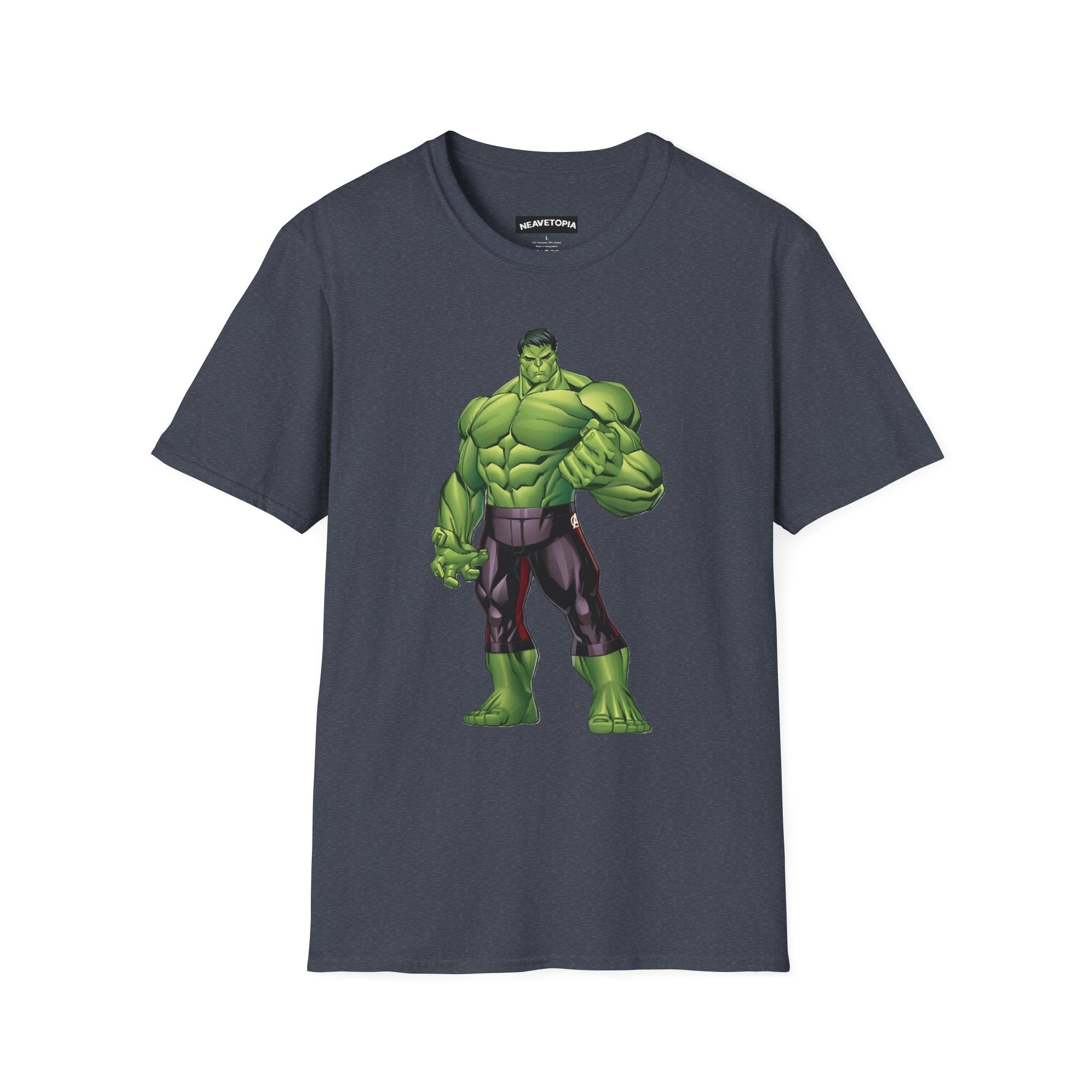 Hulk Avengers Logo T-Shirt — Marvel Hero Collage Graphic Tee