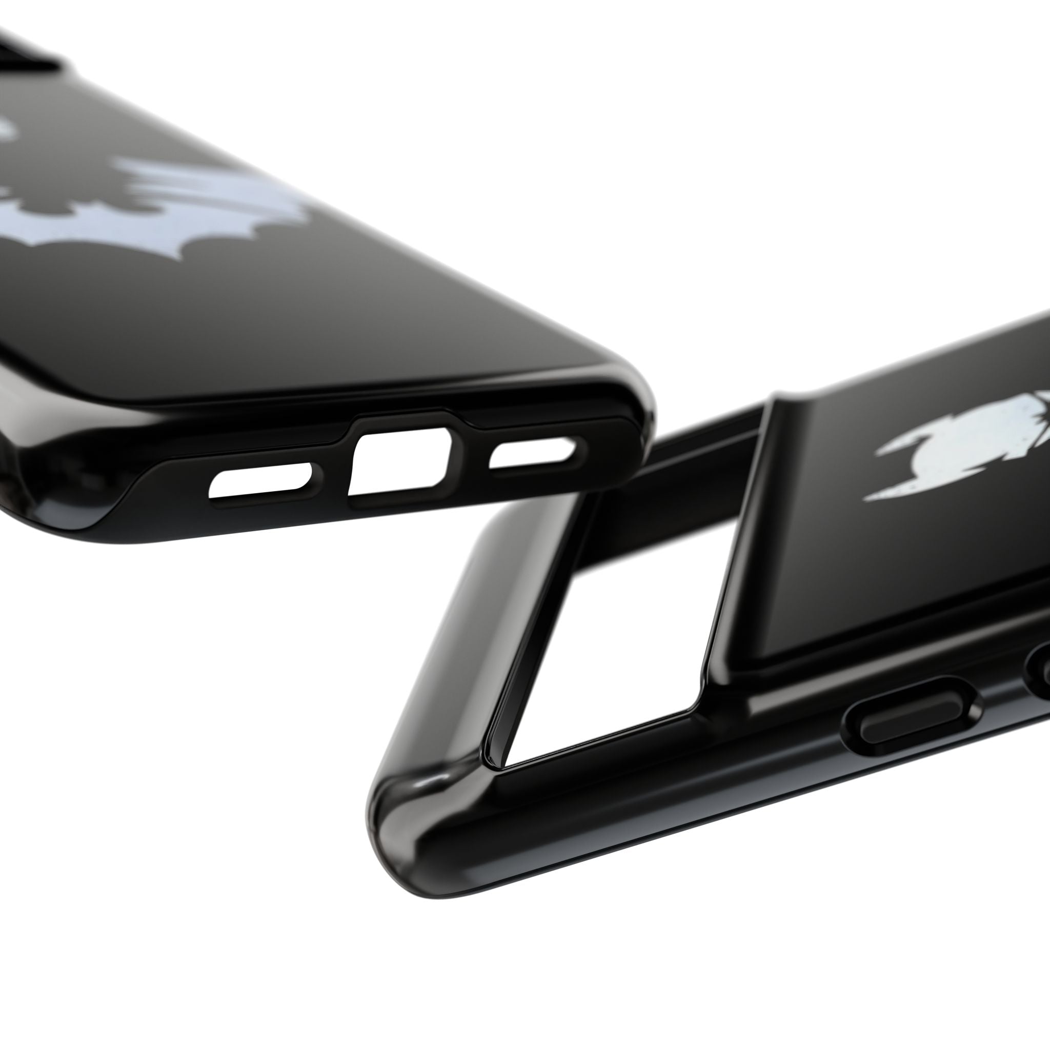 Batman Silhouette Tough Phone Case — Dark Knight Black Protective Cover