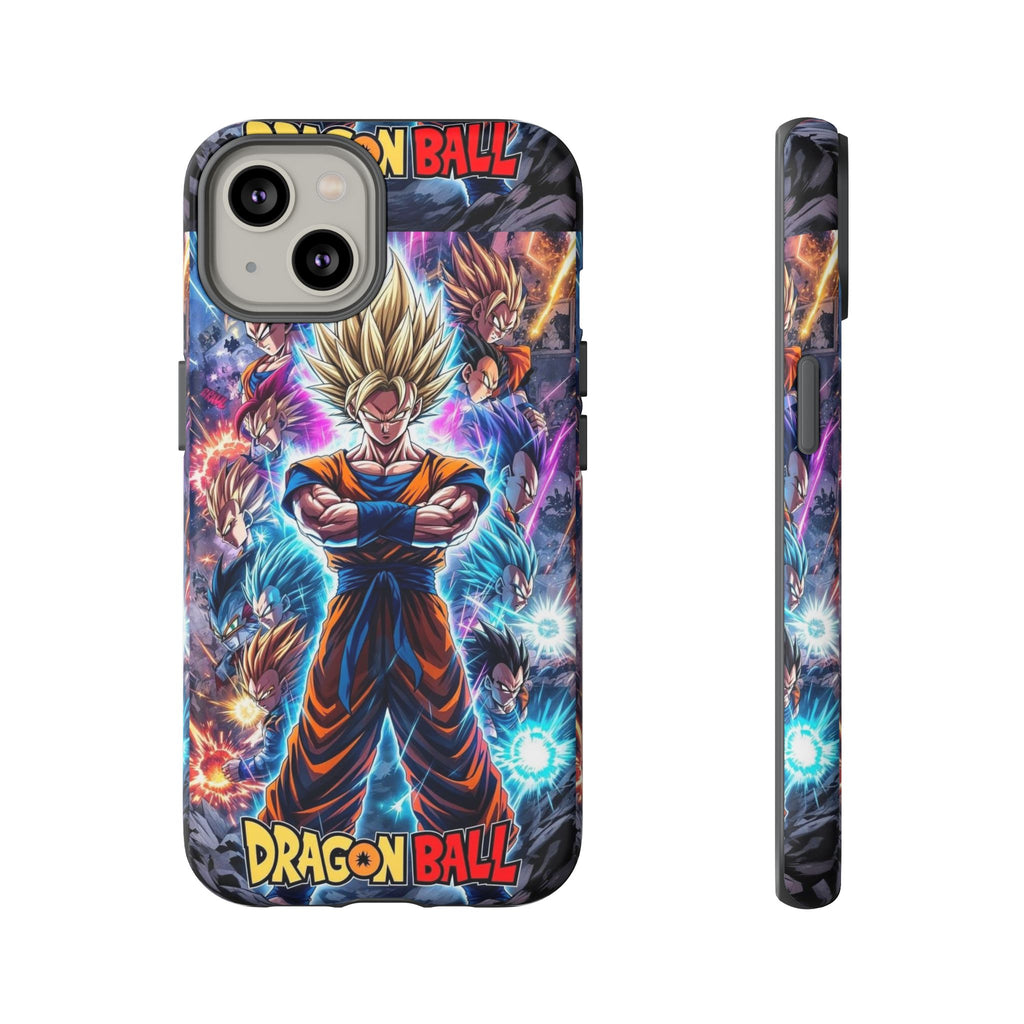 Dragon Ball Super Saiyan Phone Case — Goku Anime Tough Case