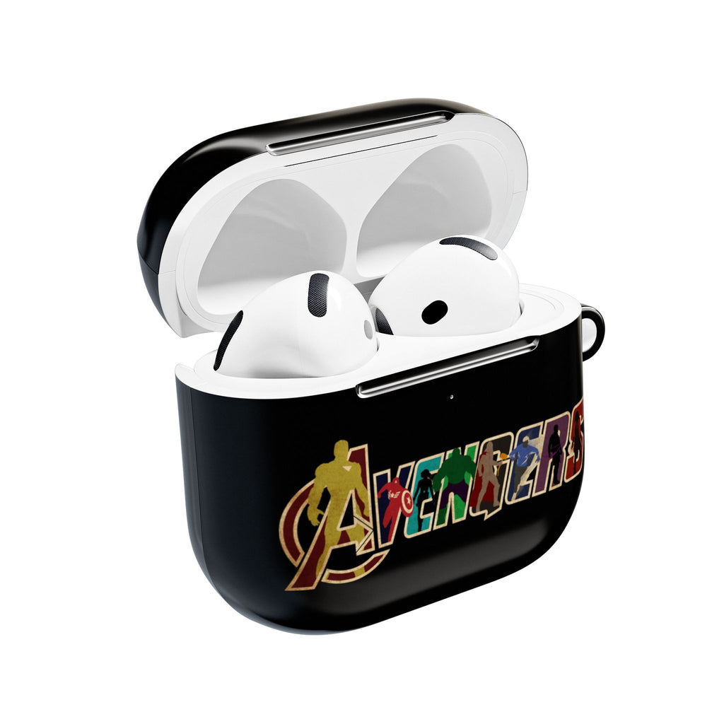 Avengers AirPod Case — Superhero Logo Protective Charging Case