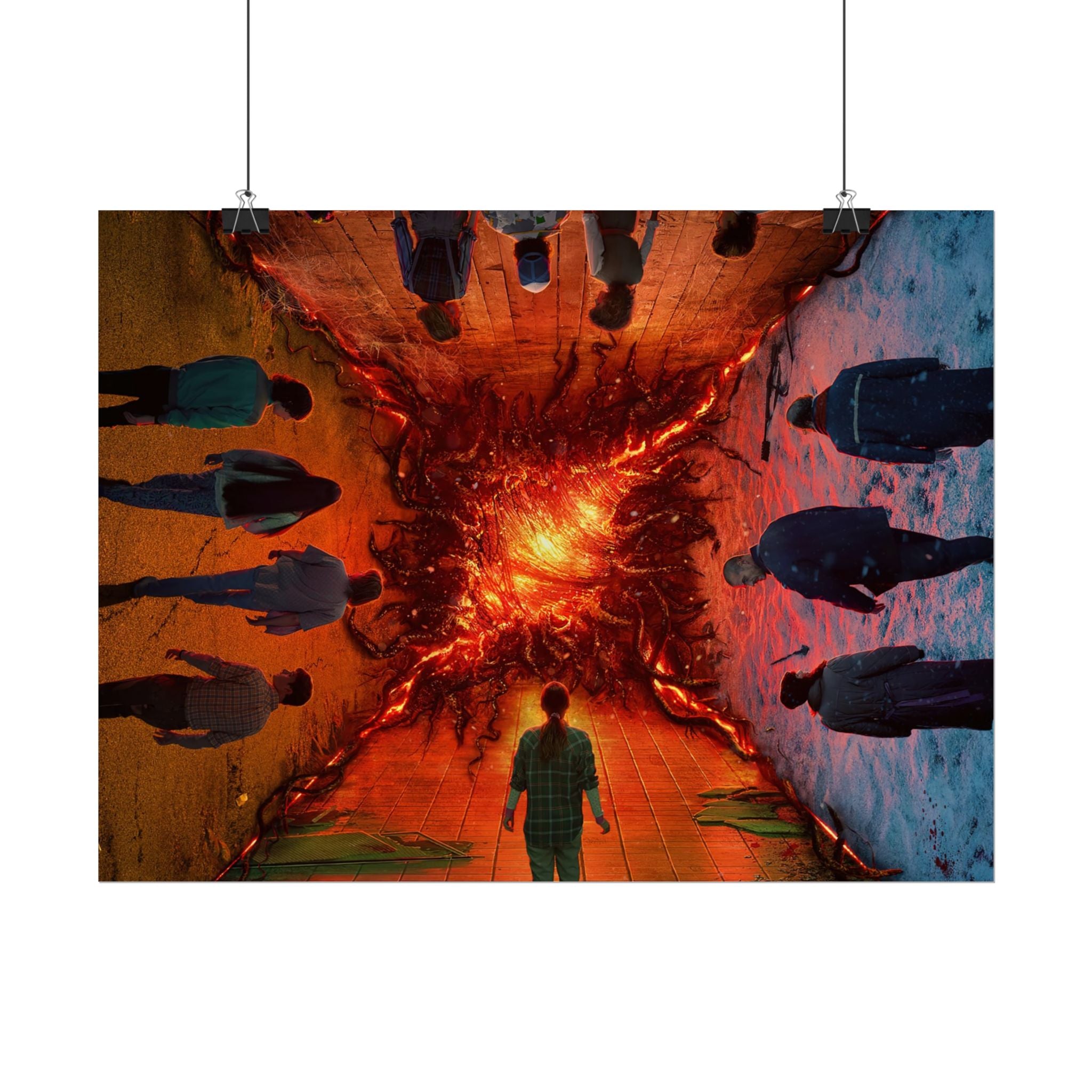 Stranger Things Upside-Down Portal Art Print