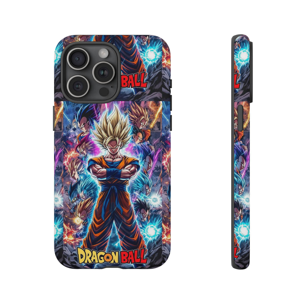 Dragon Ball Super Saiyan Phone Case — Goku Anime Tough Case