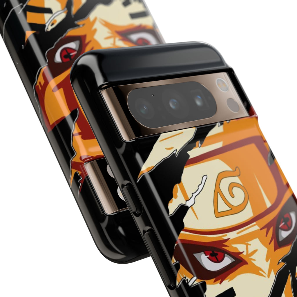 Anime Ninja Phone Case — Intense Shredded Mask Design (Tough Cases)