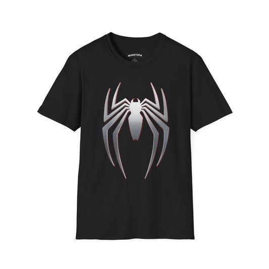Black Spiderman Emblem T-Shirt | Spider Logo Tee
