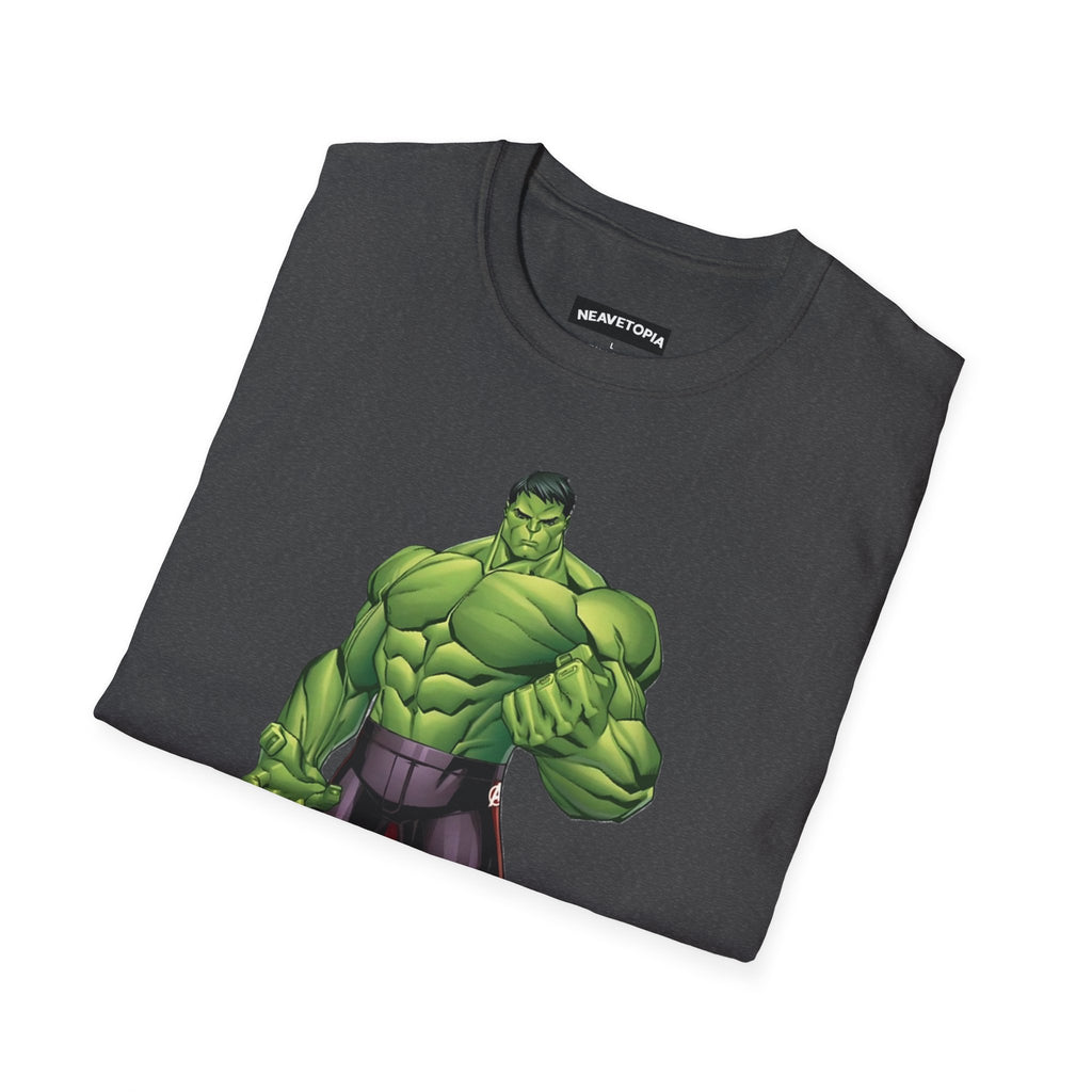 Hulk Avengers Logo T-Shirt — Marvel Hero Collage Graphic Tee