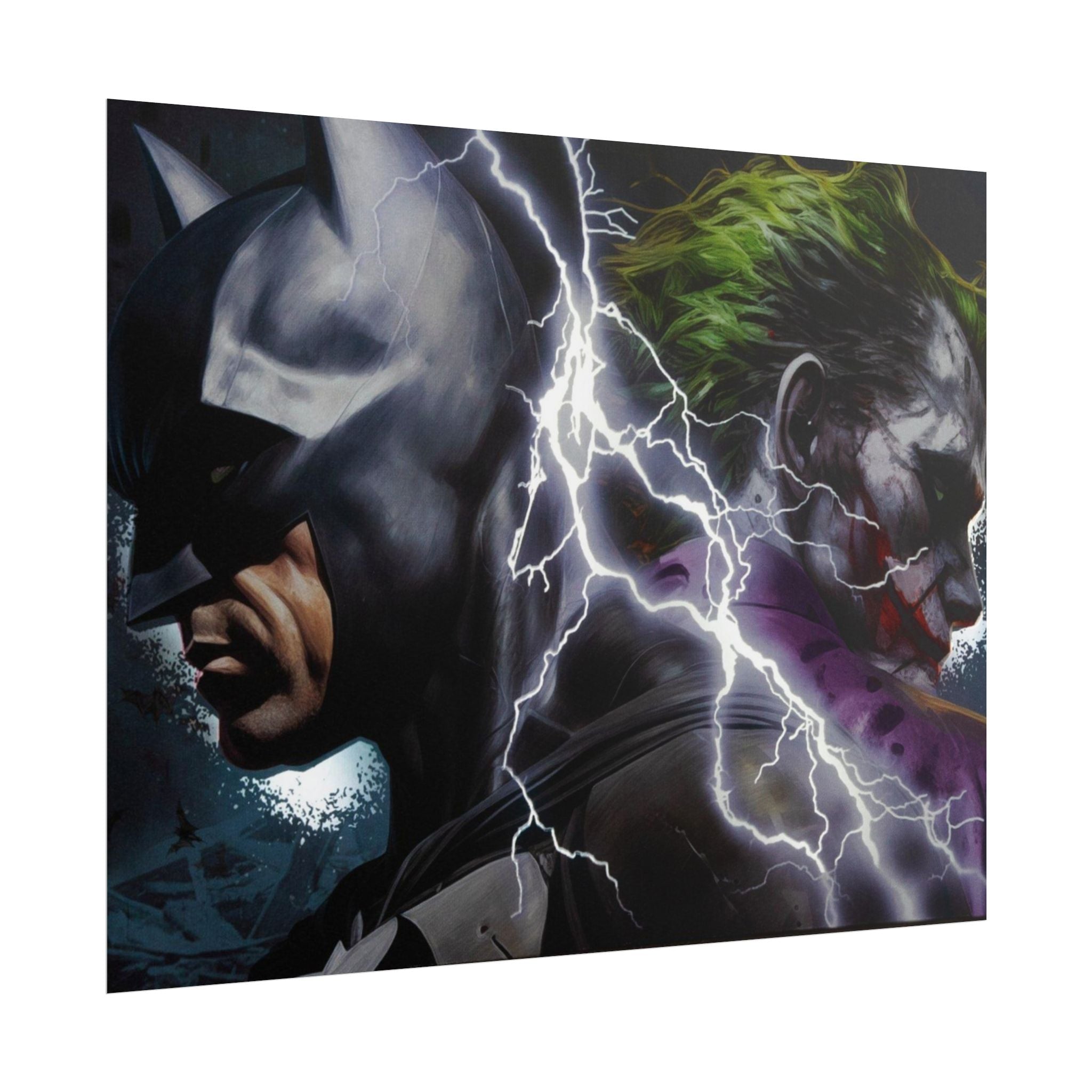 Batman vs Joker Lightning Poster