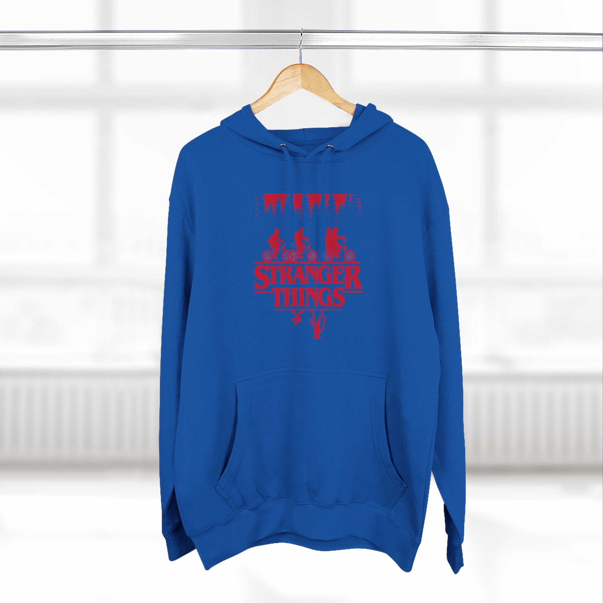 Copy of Stranger Things Fleece Hoodie – Retro Outline Logo Pullover
