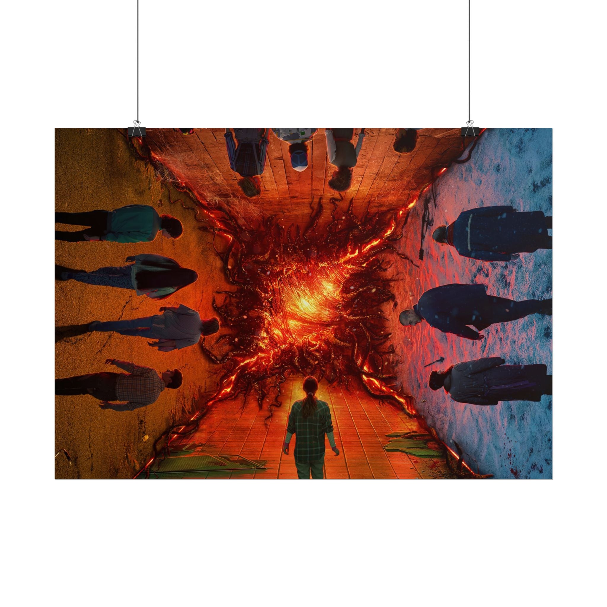 Stranger Things Upside-Down Portal Art Print