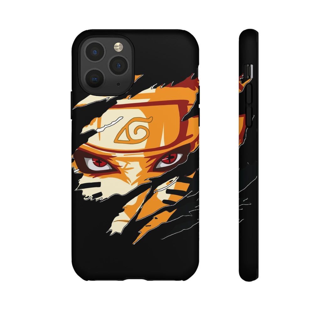 Anime Ninja Phone Case — Intense Shredded Mask Design (Tough Cases)