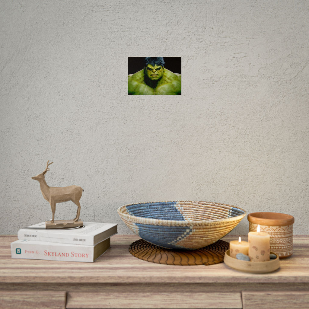 Hulk Lightning Poster — Marvel Vibrant Superhero Wall Art (Rolled Poster)