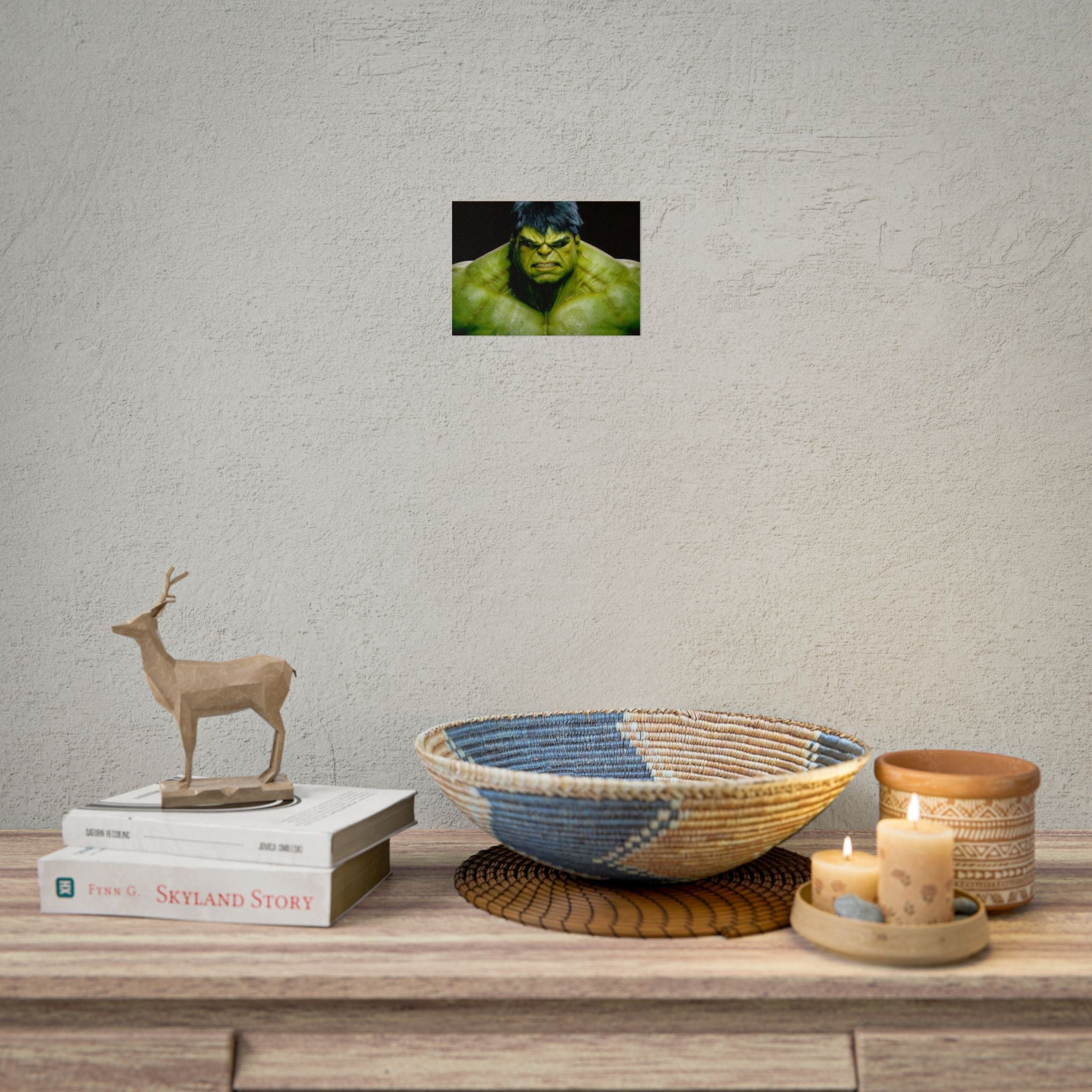 Hulk Lightning Poster — Marvel Vibrant Superhero Wall Art (Rolled Poster)