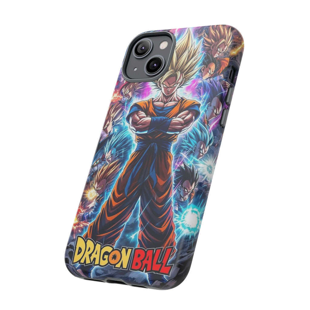 Dragon Ball Super Saiyan Phone Case — Goku Anime Tough Case